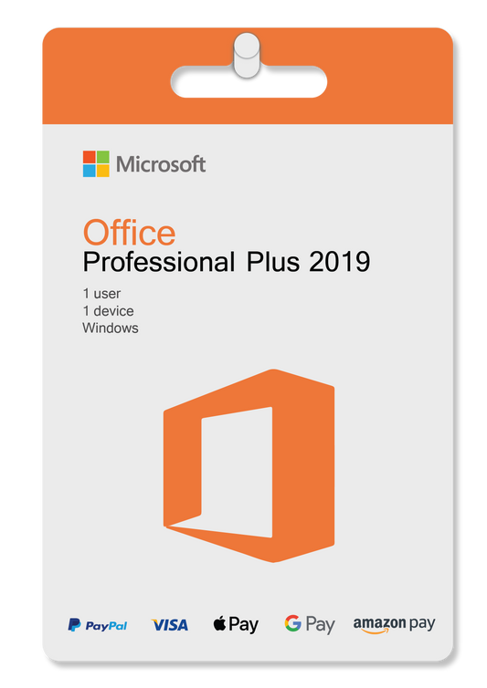 Microsoft Office 2019 Professional Plus, Original-Lizenz für effizientes Arbeiten. Ideal für private und berufliche Nutzung