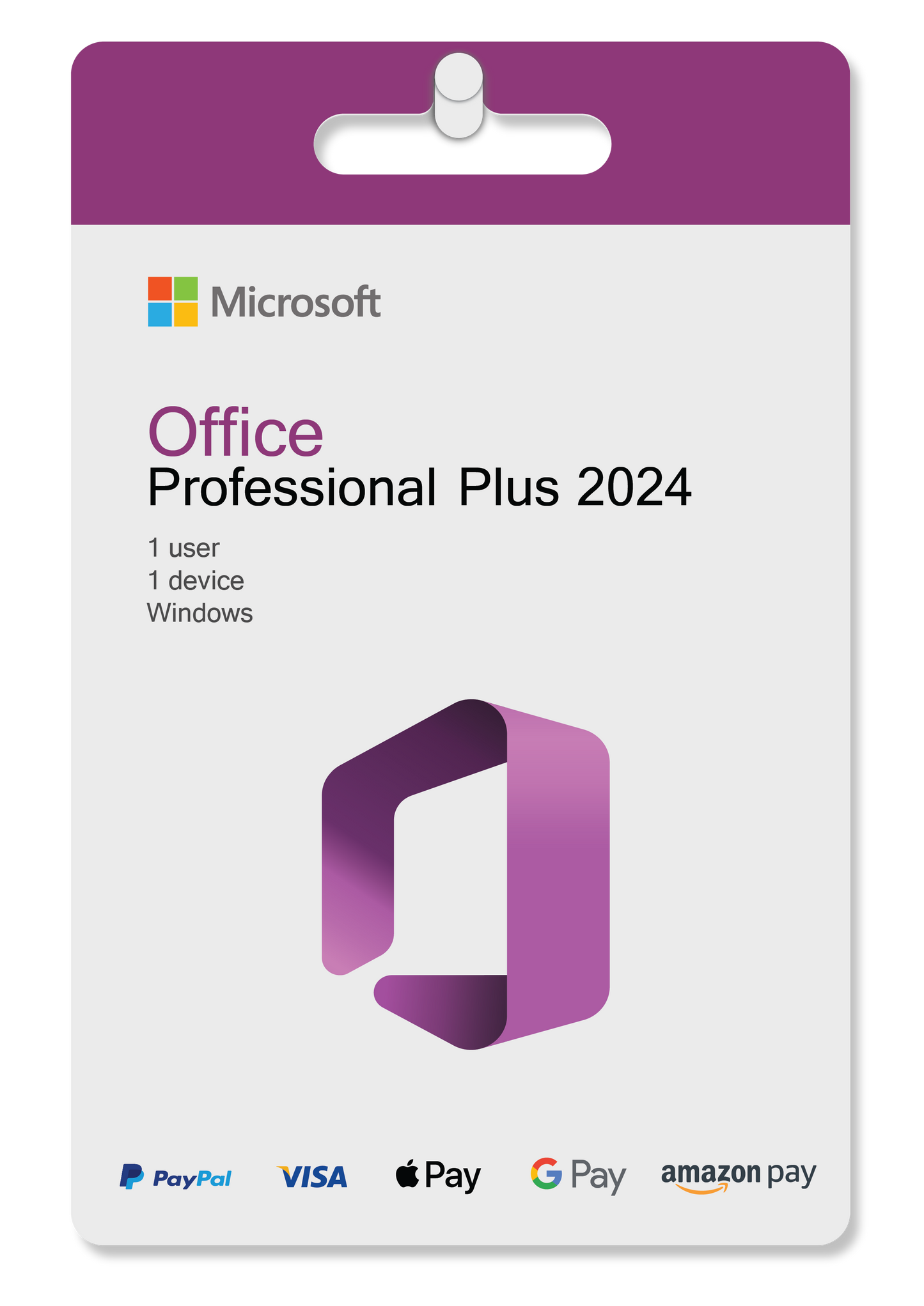 Produktbild von Office 2024 Professional Plus, Original-Lizenz für privaten und geschäftlichen Gebrauch. Sofortiger Download und günstiger Preis